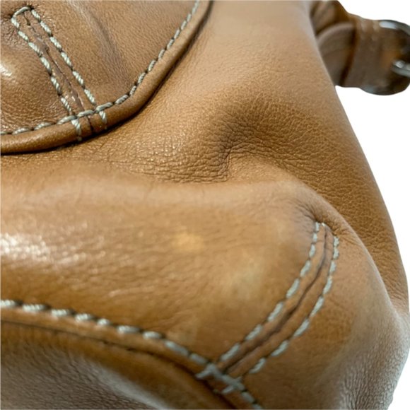 Tignanello Brown Leather Bag Purse - Picture 9 of 12